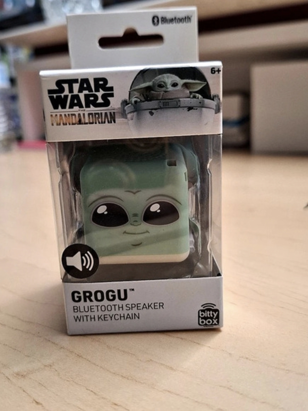 Bitty Boomers Star Wars The Mandalorian Grogu Bitty Box Bluetooth Speaker Grogu